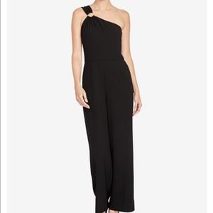 RACHEL by Rachel Roy Black, One Shoulder Jumpsuit